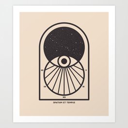 Space and Time Art Print