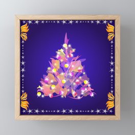 Christmas tree confidence Framed Mini Art Print