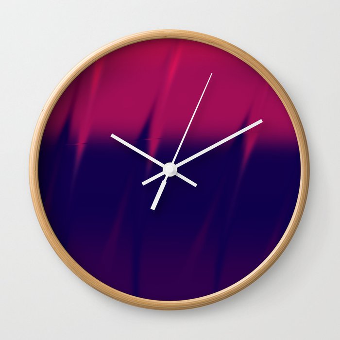 Tri-Colour Wall Clock