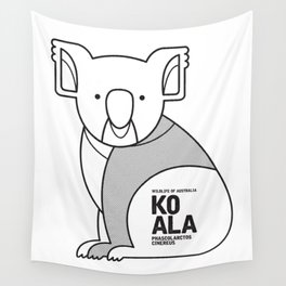 Koala, Wildlife of Australia Wall Tapestry