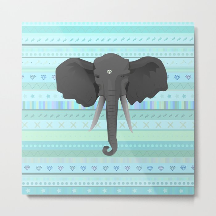 Elefant Metal Print