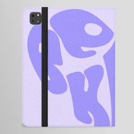 80s BeKind Purple Typography Heart iPad Folio Case