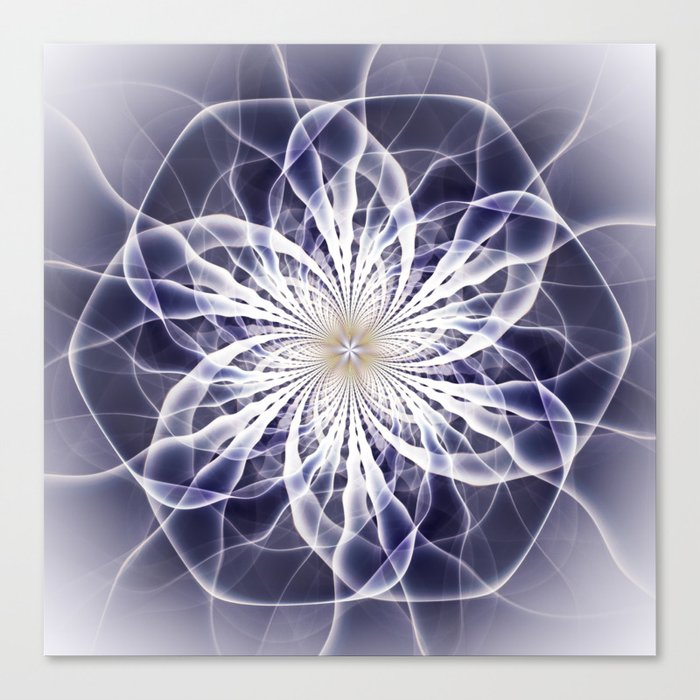Blossom In Blue Canvas Print