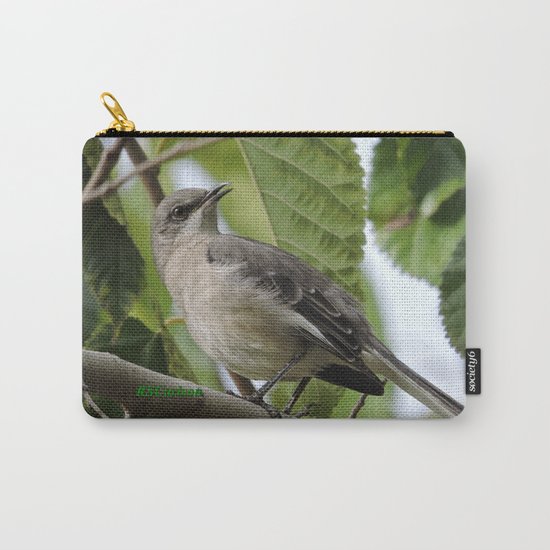 Mockingbird in a Mulberry Tree Carry-All Pouch