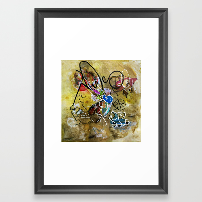 Mexicans Vs Jews Oil On Canvas Framed Art Print By Antonioortiz Society6