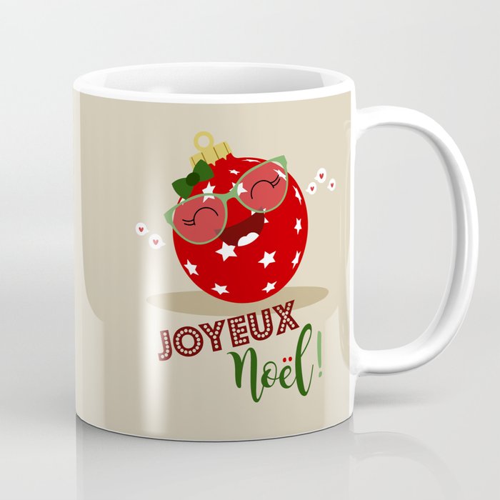 Boule De Noel Rouge Coffee Mug By Mariette Design Society6