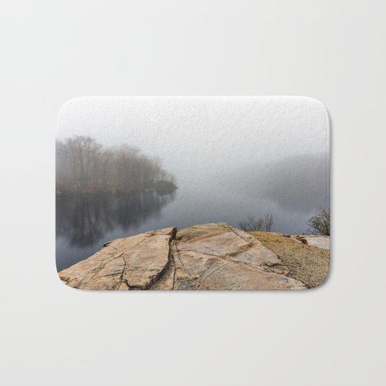 Foggy reflections Bath Mat