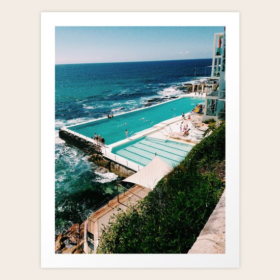 Bondi Icebergs Art Print