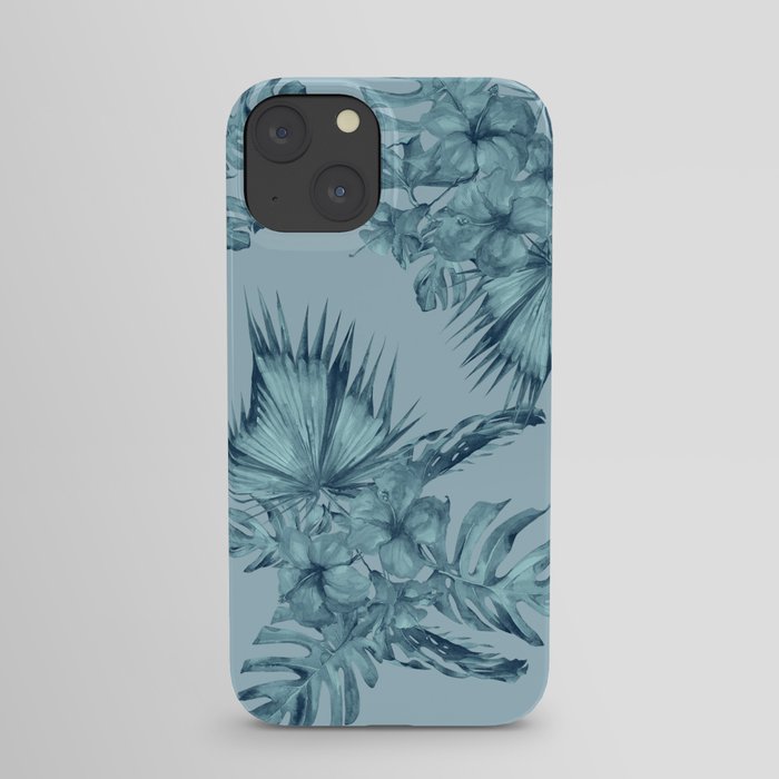 Hawaiian Blue Teal Island Pattern iPhone Case