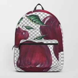 Floating Red Apples (checkers) Backpack