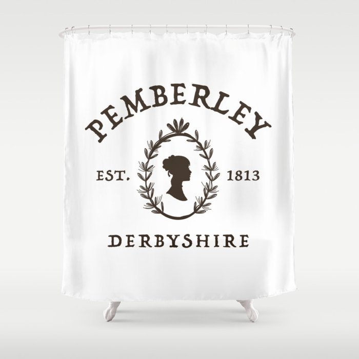 Pemberley 1813 - Pride And Prejudice - Jane Austen Shower Curtain