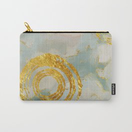 Golden Circles Carry-All Pouch