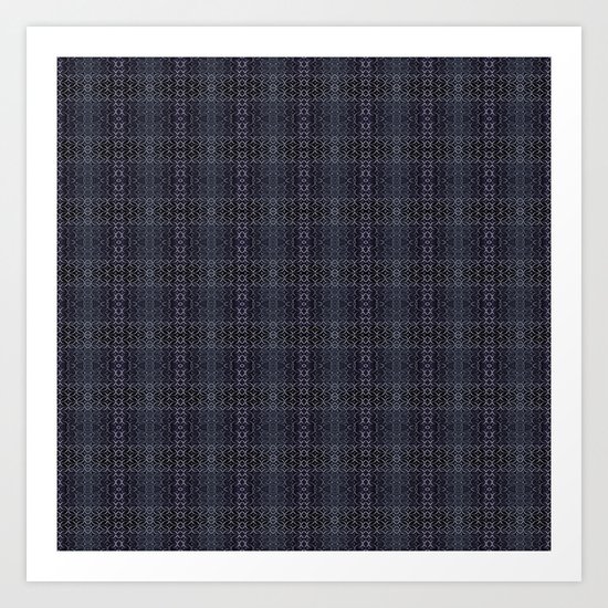 Backsplash Square Glass Spirals Art Print