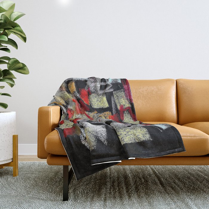 Mosaico abstracto Throw Blanket