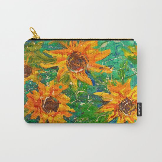 Sunflowers Carry-All Pouch