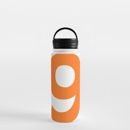 Number 9 (Orange & White) Water Bottle