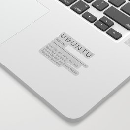 Ubuntu Definition Sticker