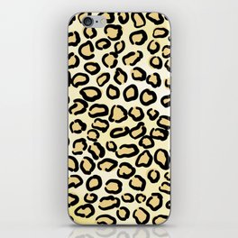 Real Leopard Background Pattern iPhone Skin