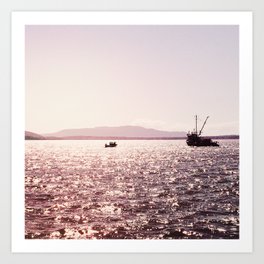 Bellingham Bay in Summer Art Print | Photo, Landscape, Digital, Nature 