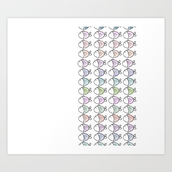 Feesh Art Print