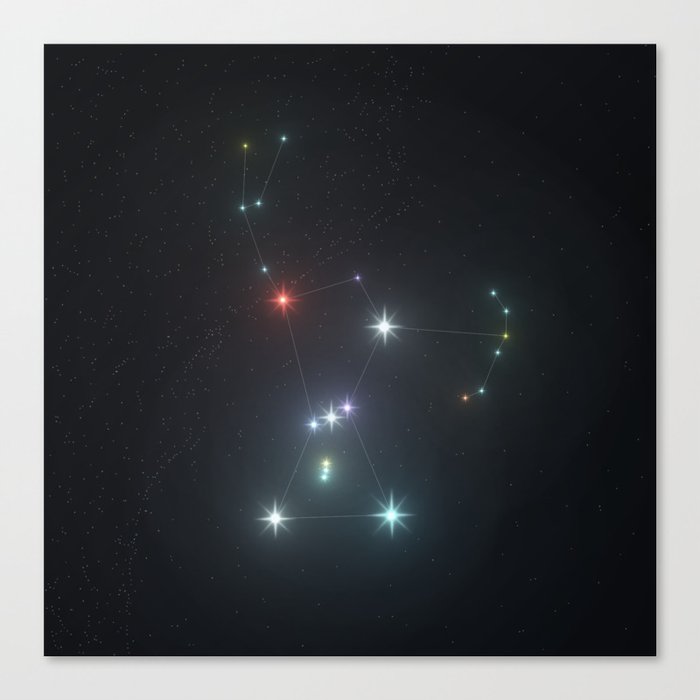 Orion Constellation Canvas Print