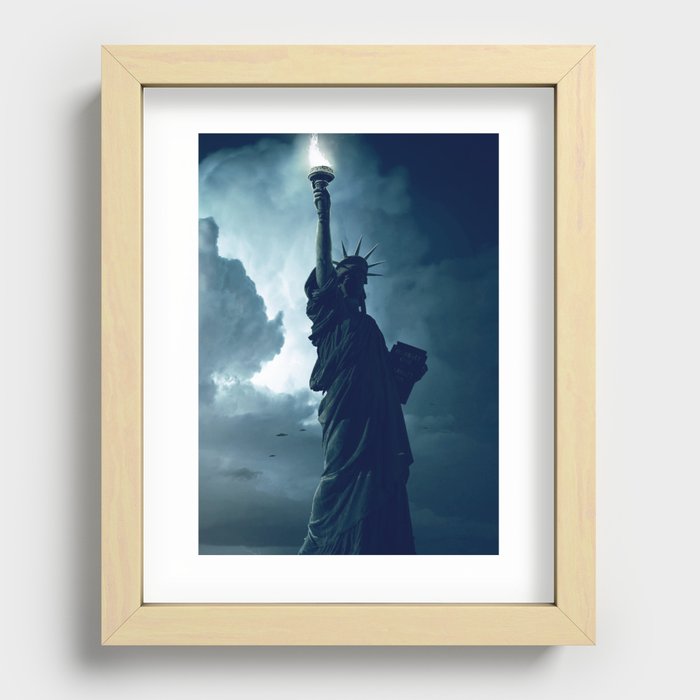 Statue of Liberty 2056 Recessed Framed Print
