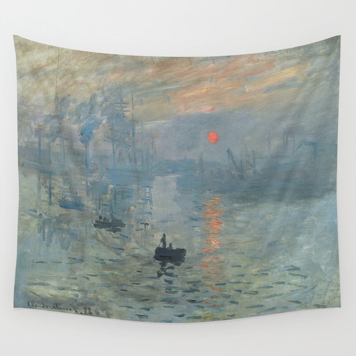 Claude Monet's Impression, Soleil Levant Wall Tapestry