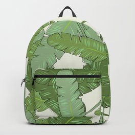 Banana Leaf Print Backpack | Bananaleaf, Interiordesign, Nature, Design, Leaves, Carrie Lyman, Beverlyhills, Drawing, Plant, Lyman Creative Co 