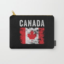 Canada Flag Distressed - Canadian Flag Carry-All Pouch