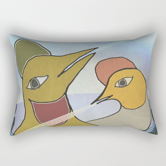 Morning Song Rectangular Pillow