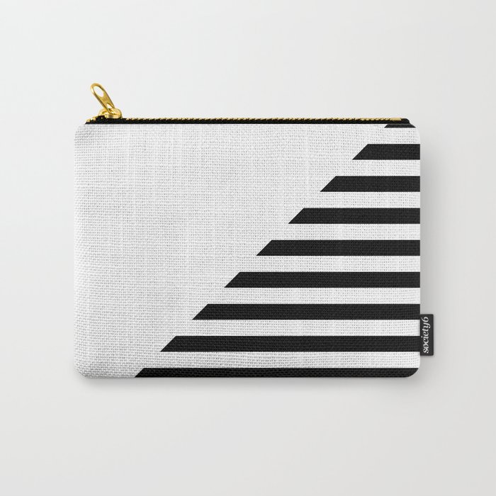 MINIMAL CHIC DESIGN (BLACK-WHITE) Carry-All Pouch