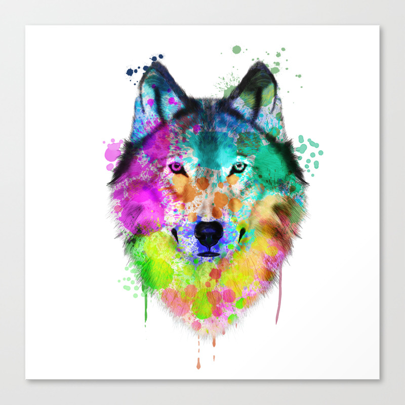 Wolf Watercolor Wolf Painting Wolf Portrait Wolf Art Wolf