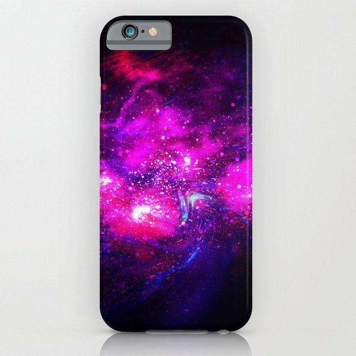 Abstract Nebula #9: Purple cloud iPhone Case