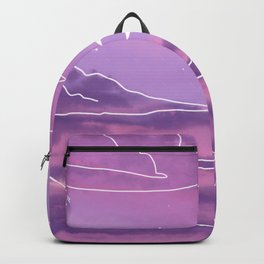 Purple Sunset View Backpack