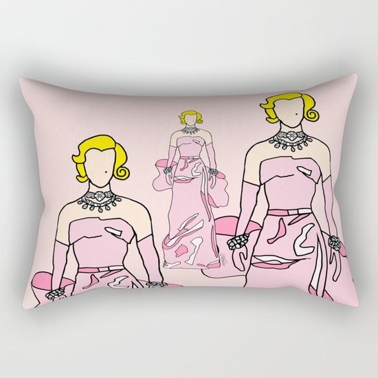 Marilyn Vintage Retro Fashion 1 Rectangular Pillow