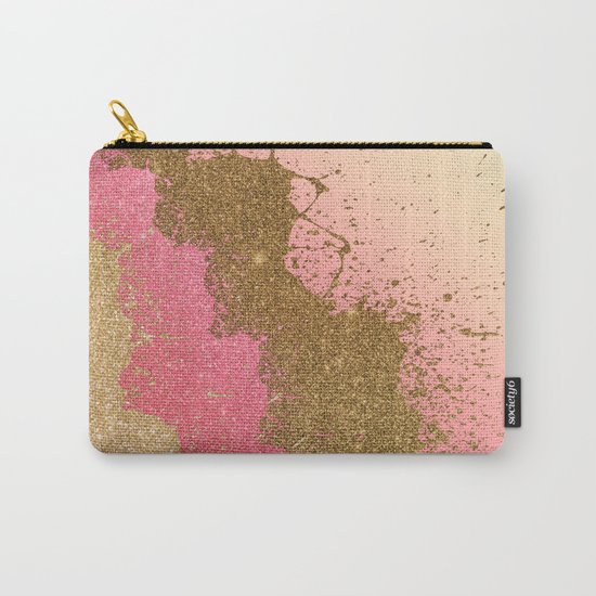Golden pink shadows Carry-All Pouch