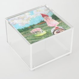A Girl and Her Pig Acrylic Box