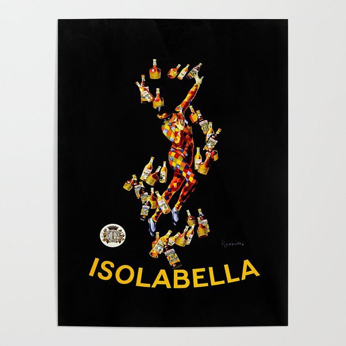 Leonetto Cappiello Isolabella Liqueur Advertising Poster Poster