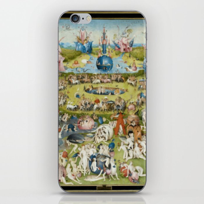 The Garden Of Earthly Delights - Bosch Leonardo Climate Changes  iPhone Skin