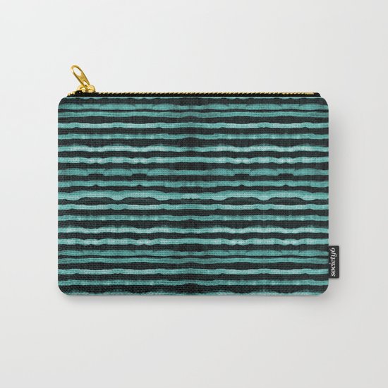 Neon stripes Carry-All Pouch