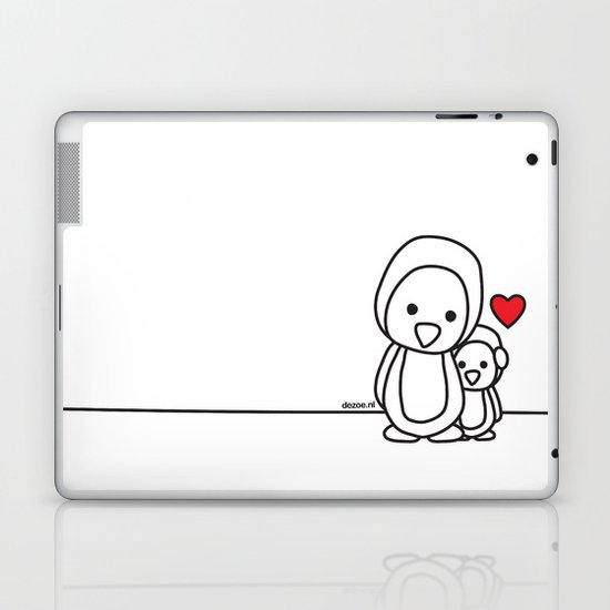 Penguin Sweetness Laptop & iPad Skin