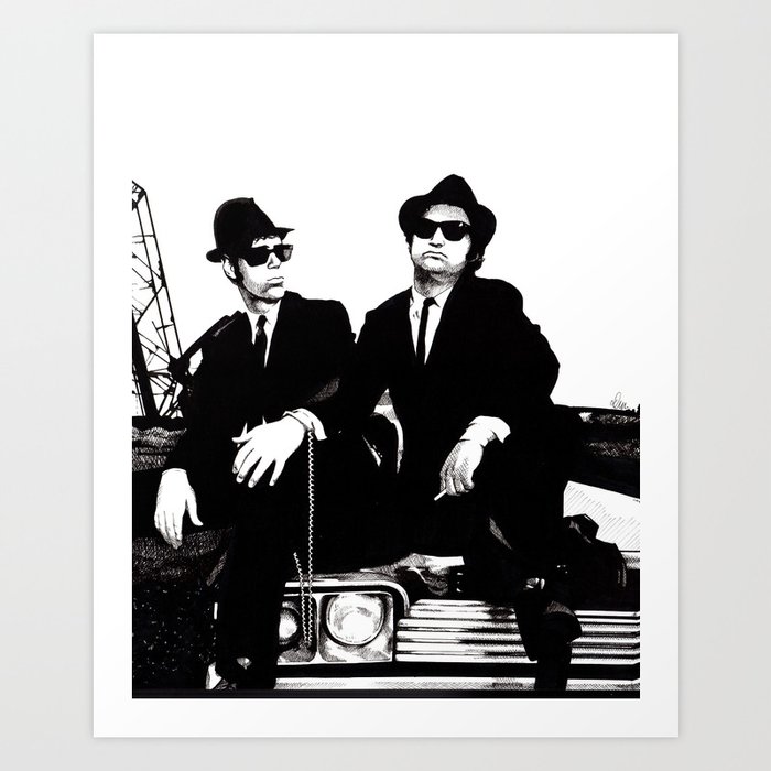 Blues Brothers good Lithograph Original Black