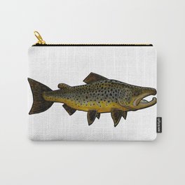 Brown trout Carry-All Pouch