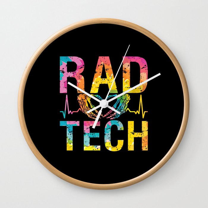 Radiology Tech Rad Tech Medicine Technologist Xray Wall Clock