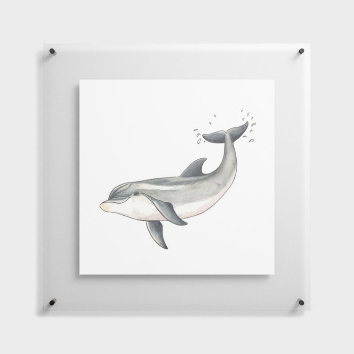Dolphin Floating Acrylic Print