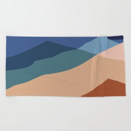 Mountains Beach Towel