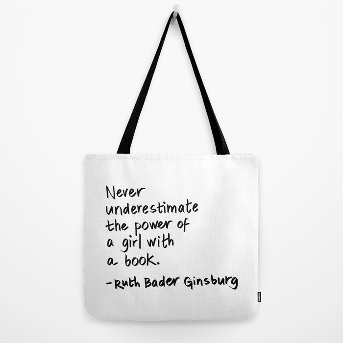 Ruth bader ginsburg tote bag sale
