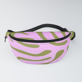 Wasabi & Lavender: Matisse Paper Cutouts 05 Fanny Pack | Soft, Pop, Art, Paper, Shapes, Color, Plants, French, Leaves, Graphicdesign 