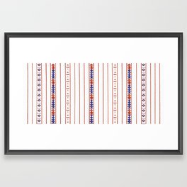 arabian pattern Framed Art Print