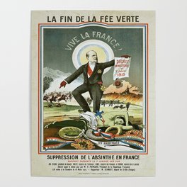 Vintage poster - La Finn de la Fee Verte Poster